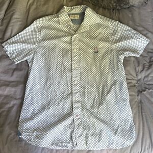 Psycho Bunny Short Sleeved Button Down - Men’s Size S